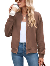 Women's quilted puffer jacket, view 1