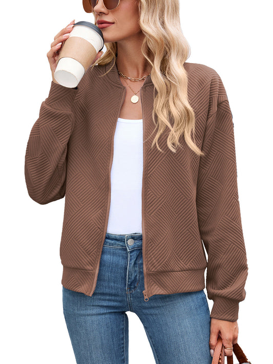 Women's quilted puffer jacket, view 1
