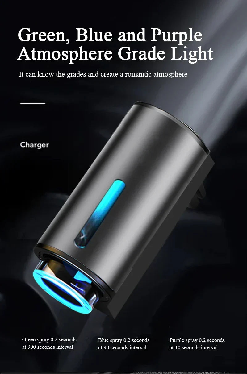 Enhanced Product Title: **USB Electric Aroma Diffuser & Air Freshener for Car - Portable Humidifier with Essential Oil Diffusion**