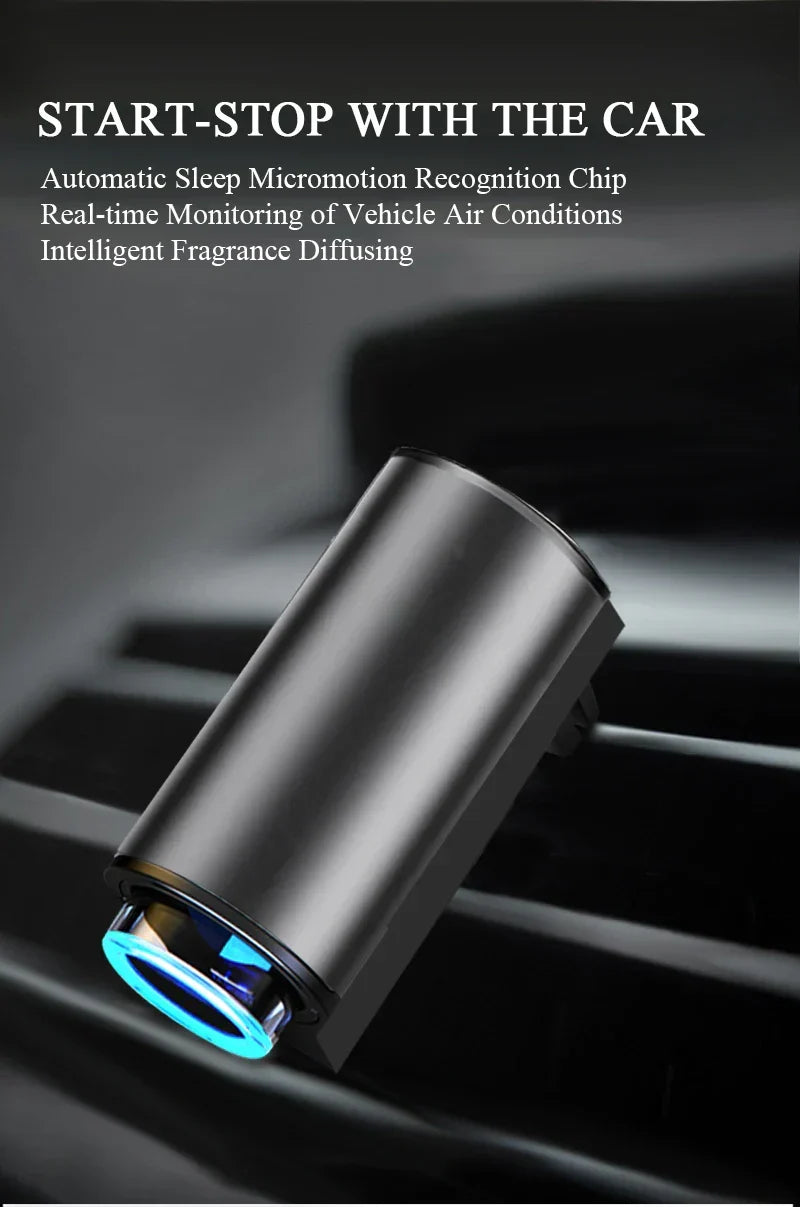 Enhanced Product Title: **USB Electric Aroma Diffuser & Air Freshener for Car - Portable Humidifier with Essential Oil Diffusion**