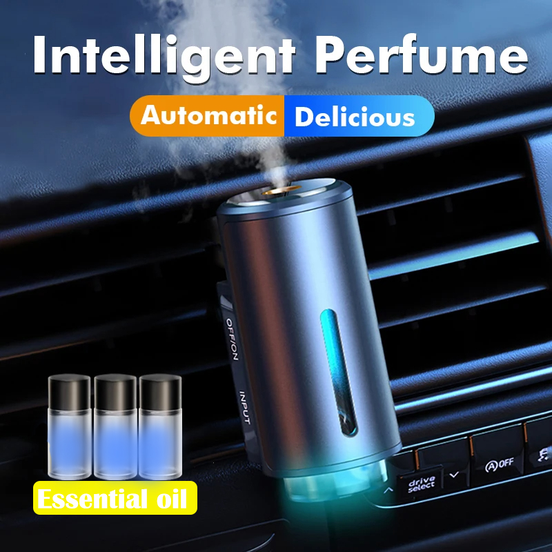 Enhanced Product Title: **USB Electric Aroma Diffuser & Air Freshener for Car - Portable Humidifier with Essential Oil Diffusion**