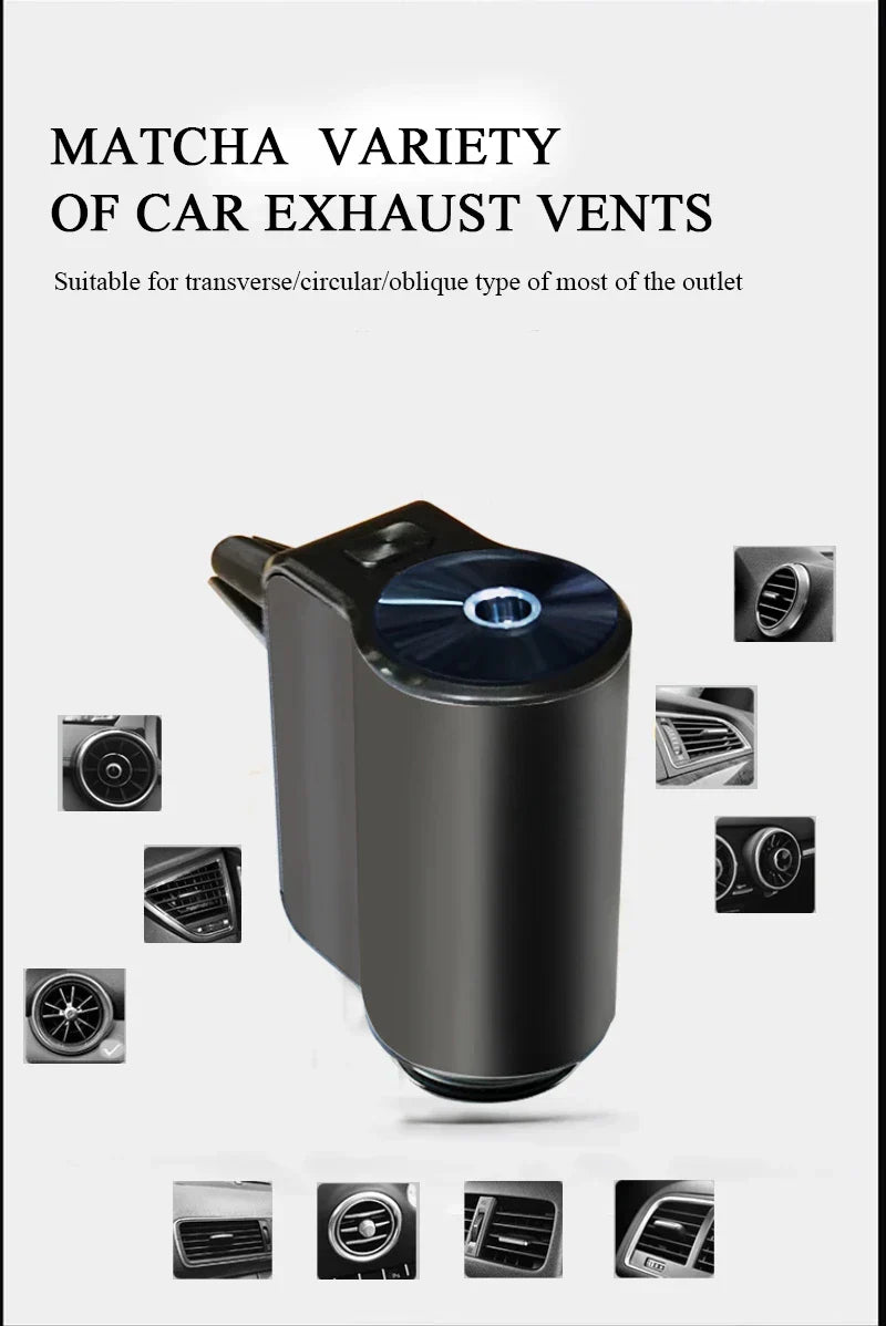 Enhanced Product Title: **USB Electric Aroma Diffuser & Air Freshener for Car - Portable Humidifier with Essential Oil Diffusion**