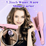 Professional French Wave Hair Waver - Create Effortless Beachy Waves & Curls - Adjustable Temperature for All Hair Types