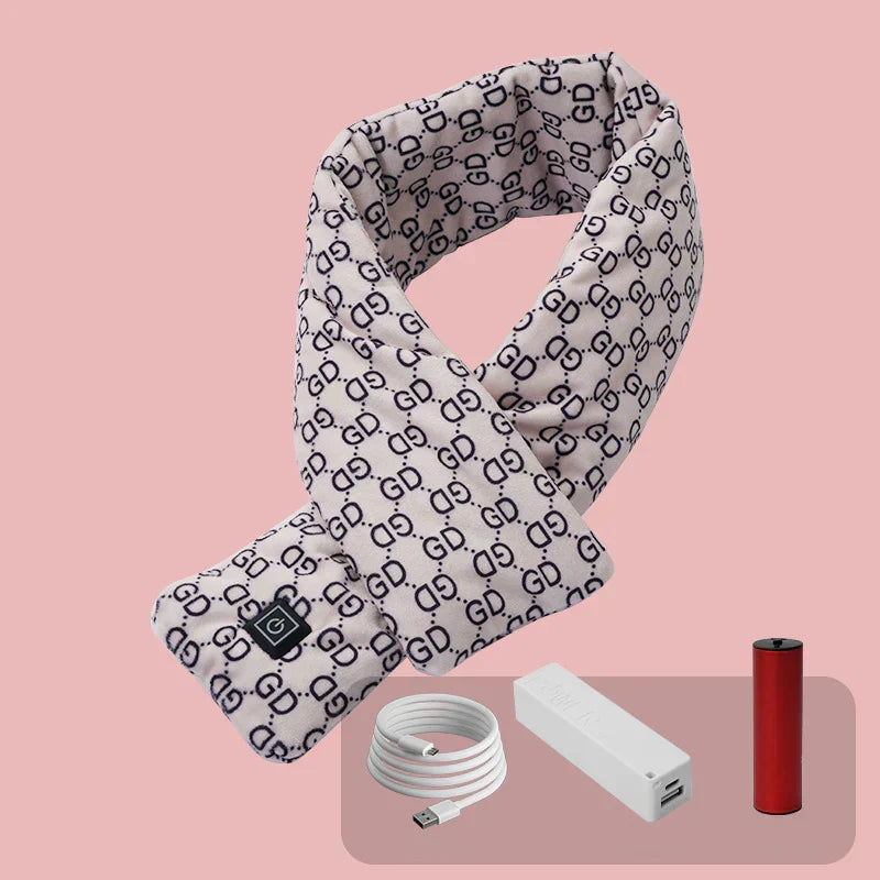 Elina Electric Heated Scarf - Adjustable Temperature, Soft & Cozy Winter Accessory for Ultimate Warmth