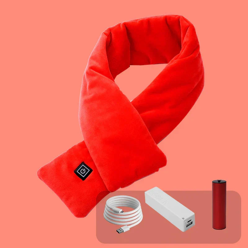 Elina Electric Heated Scarf - Adjustable Temperature, Soft & Cozy Winter Accessory for Ultimate Warmth