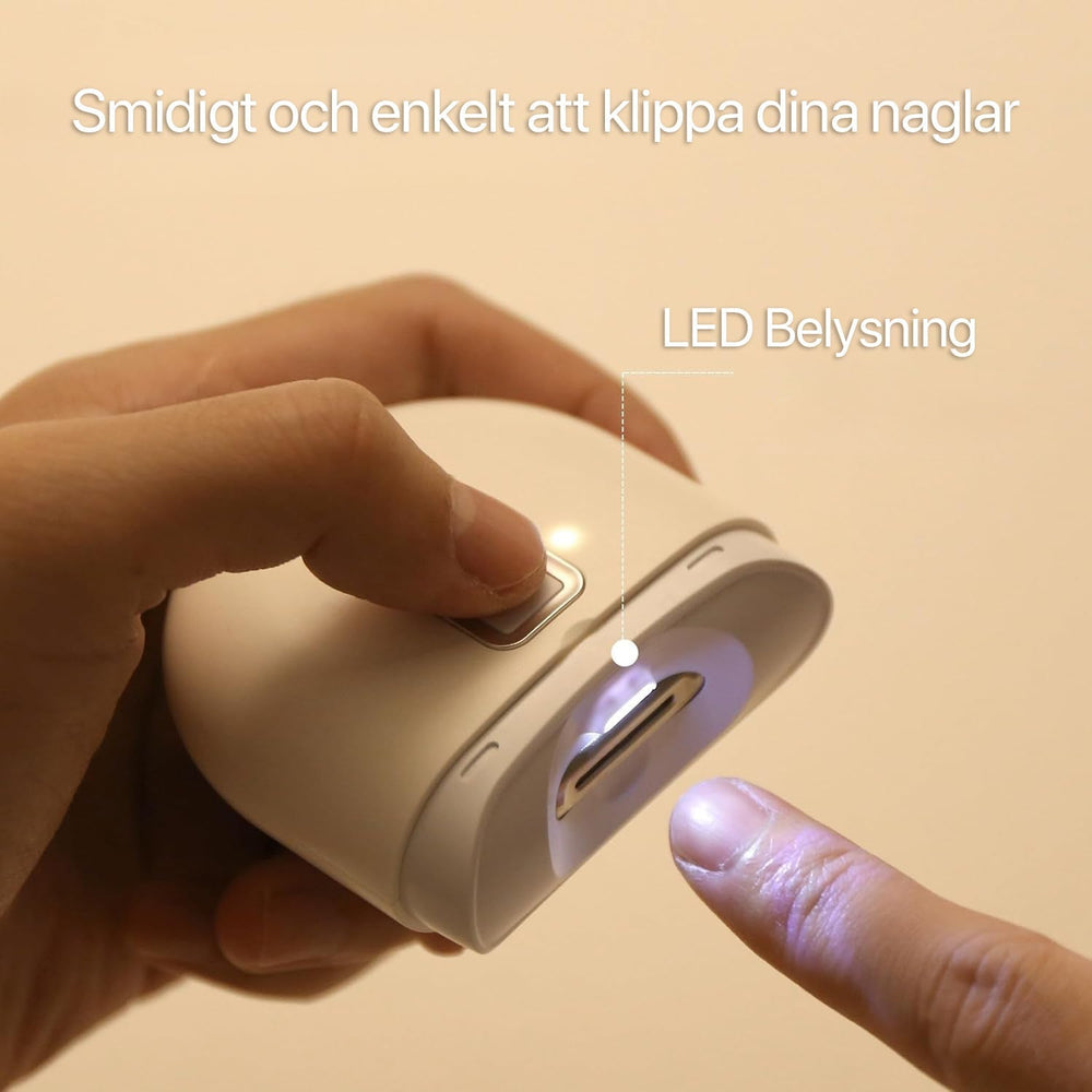 Automatic Nail Trimmer with LED Light - Safe, Quiet & Efficient Pet Nail Clipper