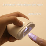 Automatic Nail Trimmer with LED Light - Safe, Quiet & Efficient Pet Nail Clipper