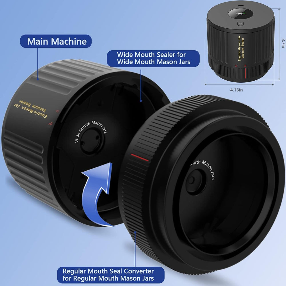 Enhanced Product Title: **SealTight Electric Vacuum Sealer Kit for Mason Jars - Preserve Freshness & Flavor with Easy-to-Use Vacuum Technology** 

This title includes relevant keywords while emphasizing the product's benefits and usability, making it more