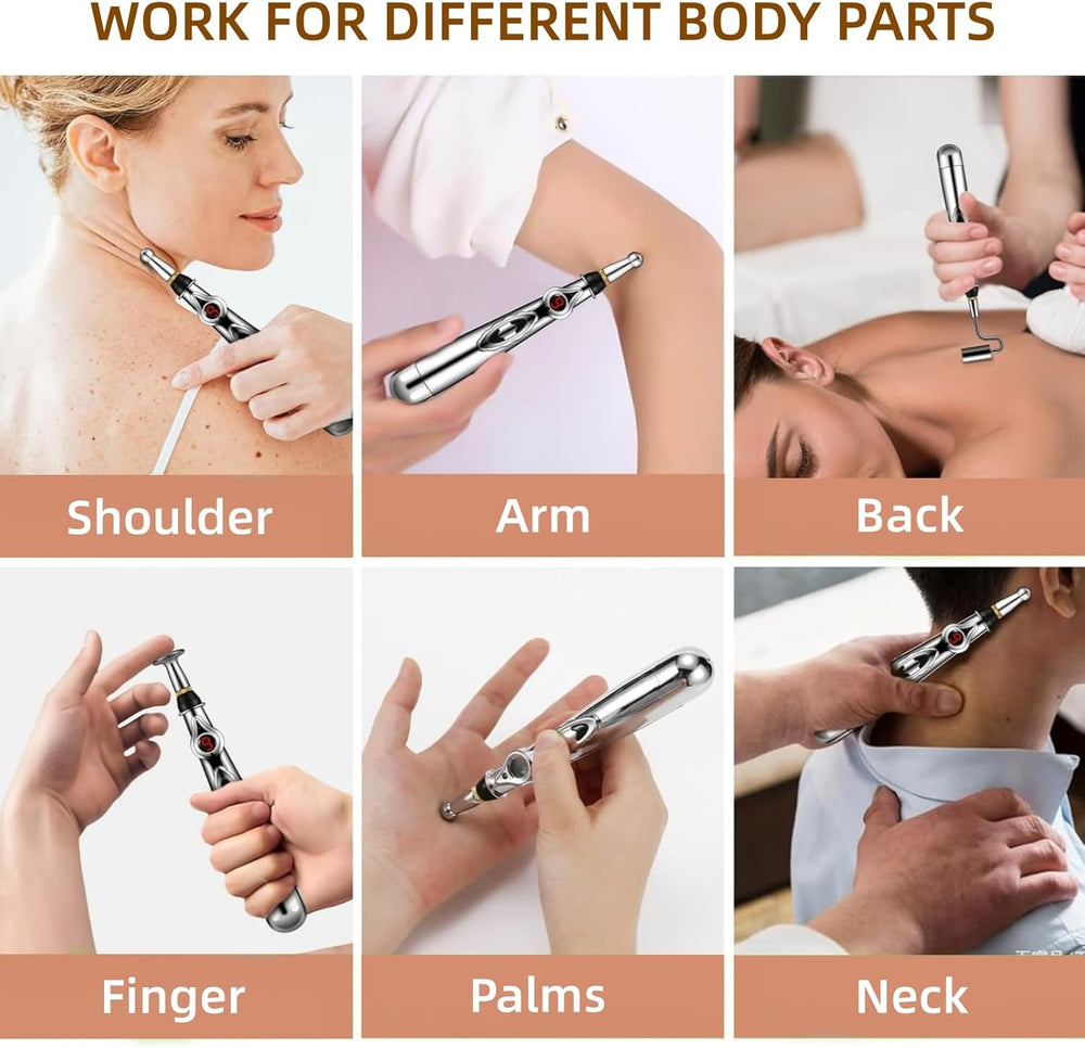 Electronic Acupuncture Pen - Meridian Energy Massage Device for Effective Pain Relief & Relaxation