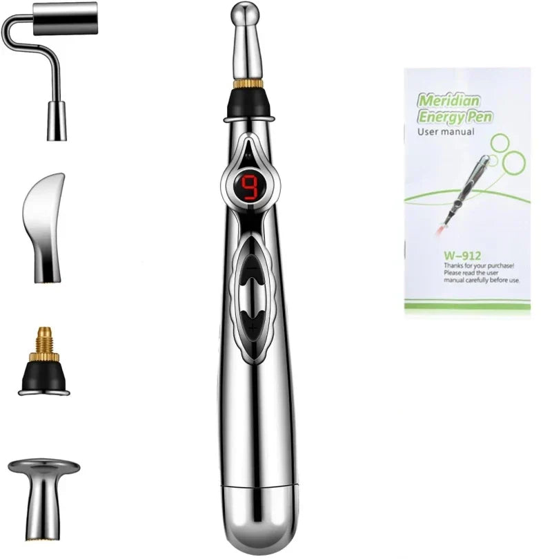 Electronic Acupuncture Pen - Meridian Energy Massage Device for Effective Pain Relief & Relaxation