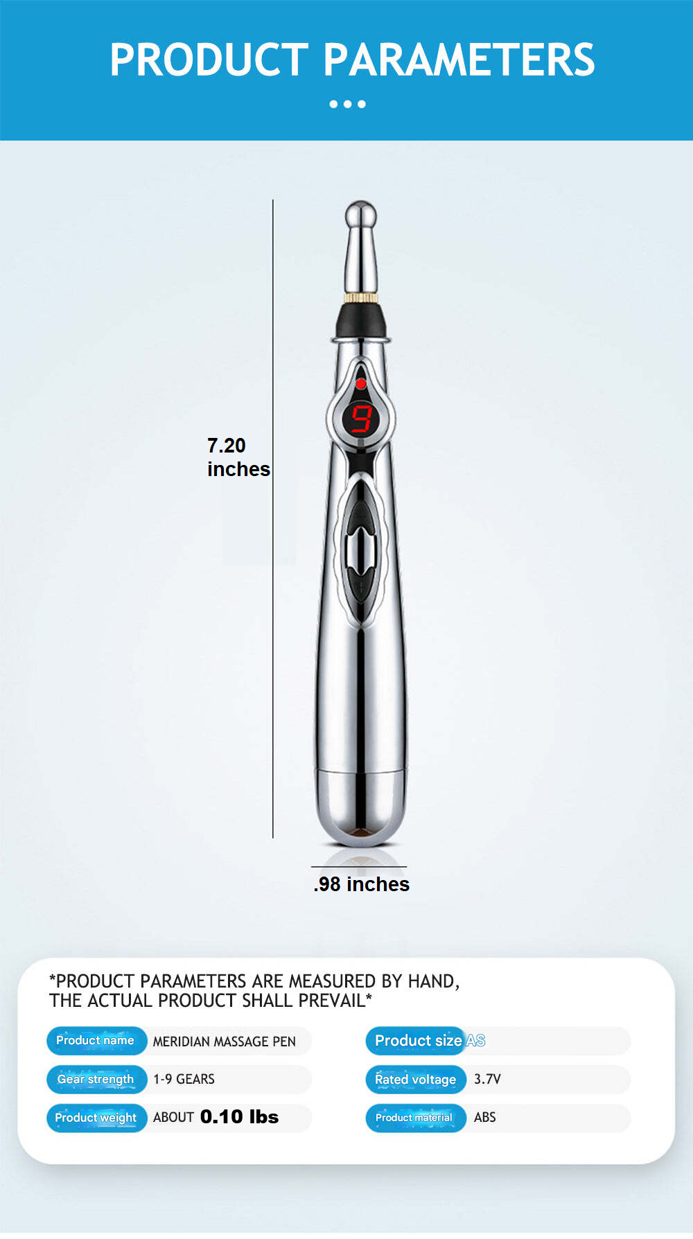 Electronic Acupuncture Pen - Meridian Energy Massage Device for Effective Pain Relief & Relaxation
