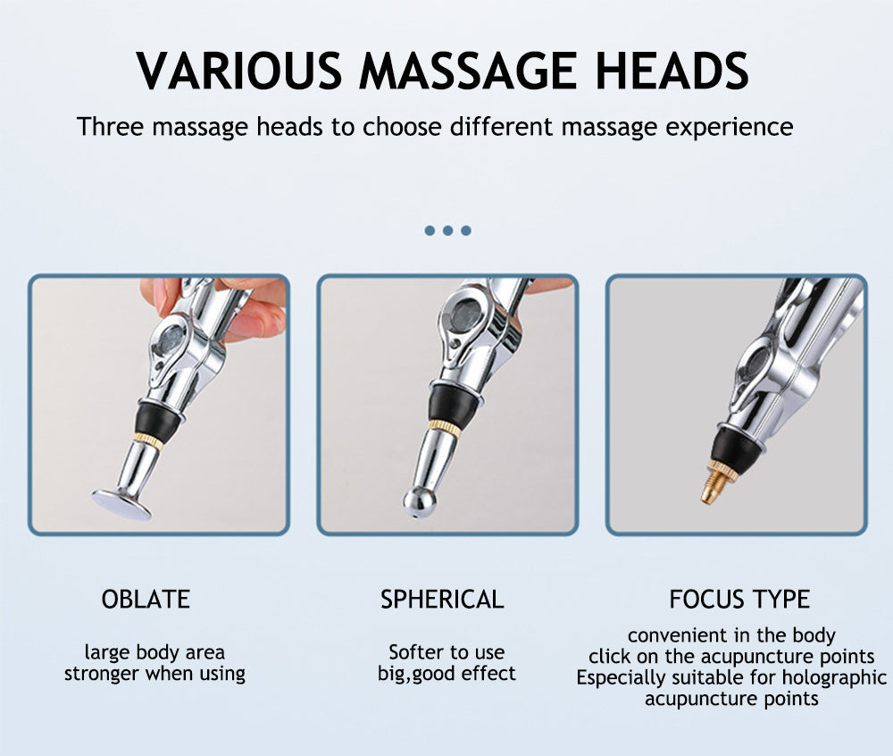 Electronic Acupuncture Pen - Meridian Energy Massage Device for Effective Pain Relief & Relaxation