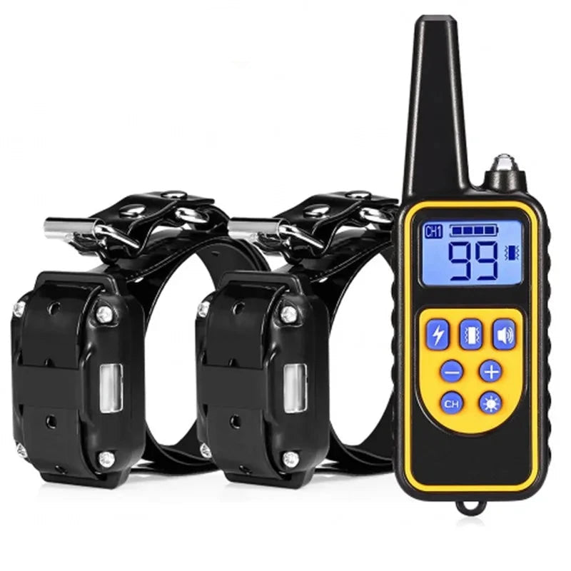 Rechargeable Waterproof Remote Dog Training Collar - Effective Training Solution for All Breeds