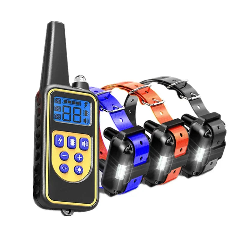 Rechargeable Waterproof Remote Dog Training Collar - Effective Training Solution for All Breeds