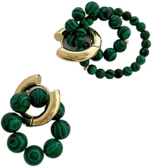 Elegant Green Pearl Stud Earrings - Timeless Jewelry for Any Occasion