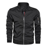 Men's zip-up bomber jacket, view 3