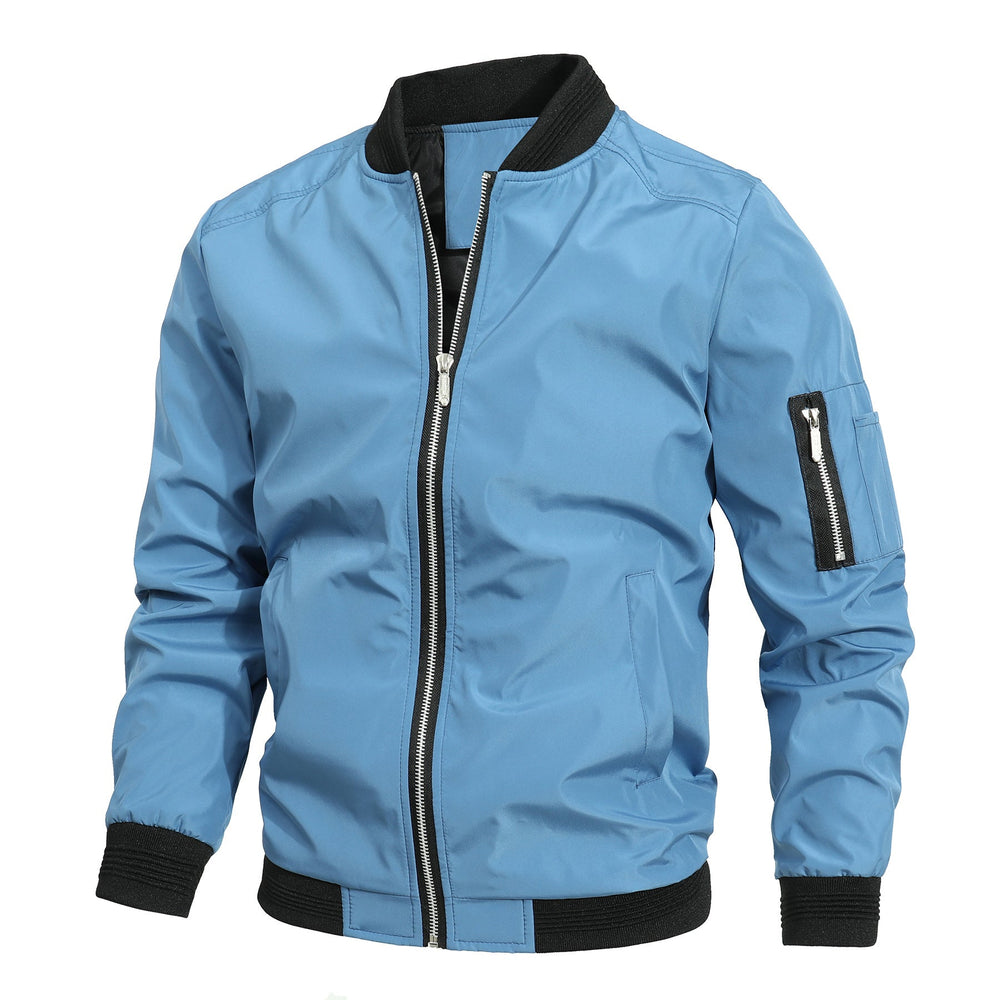 Men's zip-up bomber jacket, view 5