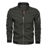 Men's zip-up bomber jacket, view 6
