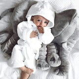 Elephant Baby Cushion – Hypoallergenic Cotton, Machine-Washable & 40/60 cm