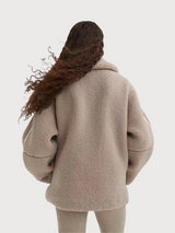 Women's high neck coat, view 5