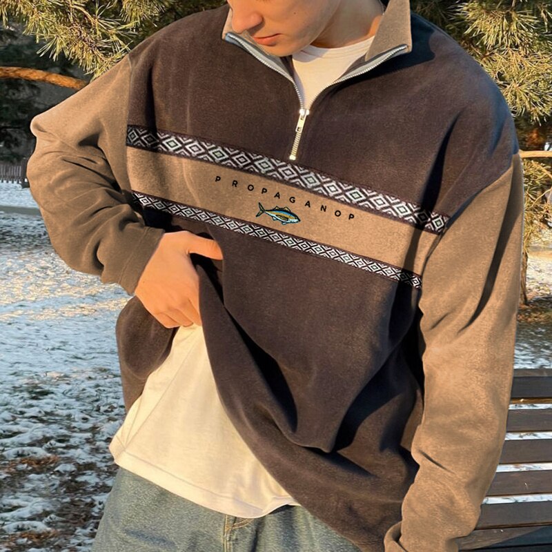 Enhanced Product Title: Elijah High Collar Half Zip Sweater for Men - Stylish & Comfortable Knitwear

This optimized title includes relevant keywords while maintaining clarity and appeal for potential buyers.