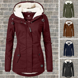 Here’s an enhanced and optimized product title for Google Shopping:

"Women's Cozy Hooded Pleated Winter Coat - Warm, Stylish, and Comfortable Outerwear for Cold Weather"

This title includes relevant keywords while highlighting the product's key features