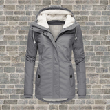 Here’s an enhanced and optimized product title for Google Shopping:

"Women's Cozy Hooded Pleated Winter Coat - Warm, Stylish, and Comfortable Outerwear for Cold Weather"

This title includes relevant keywords while highlighting the product's key features