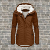 Here’s an enhanced and optimized product title for Google Shopping:

"Women's Cozy Hooded Pleated Winter Coat - Warm, Stylish, and Comfortable Outerwear for Cold Weather"

This title includes relevant keywords while highlighting the product's key features