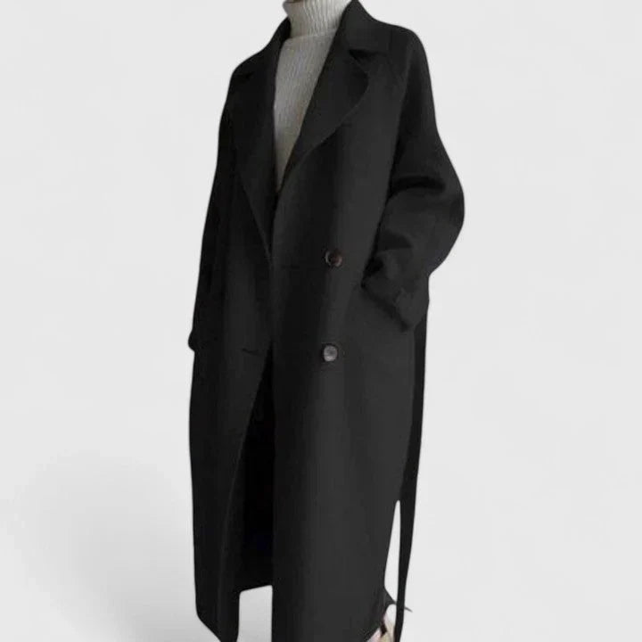 Women's double-breasted coat, view 6