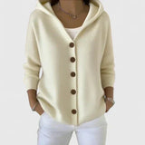 Enhanced Product Title: "Emanuela Relaxed Hooded Button Cardigan for Women - Cozy Knit Layering Piece" 

This title includes relevant keywords while maintaining clarity and appeal for potential buyers.
