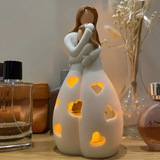 EternalBond Mother and Daughter Candle Holder - Heartwarming Embrace for Cherished Moments