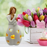 EternalBond Mother and Daughter Candle Holder - Heartwarming Embrace for Cherished Moments