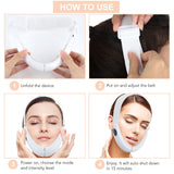 EMS Face Lift Device with LED Therapy - Slimming Facial Treatment & Double Chin Reduction