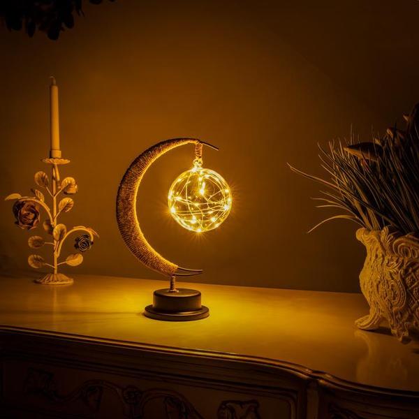 Enchanting LunaGlow Ambient Moonlight Lamp - Soothing Night Light for Home Decor & Relaxation