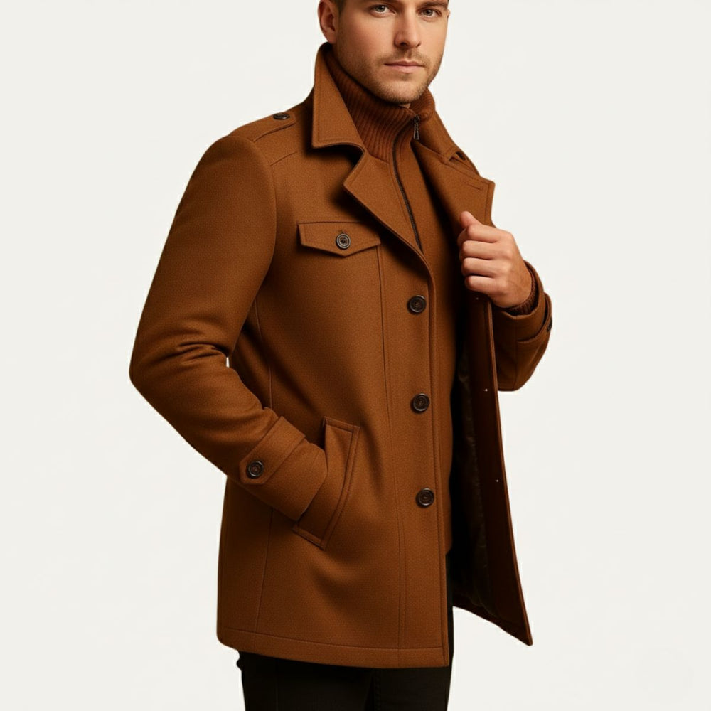 Men's padded coat, view 5