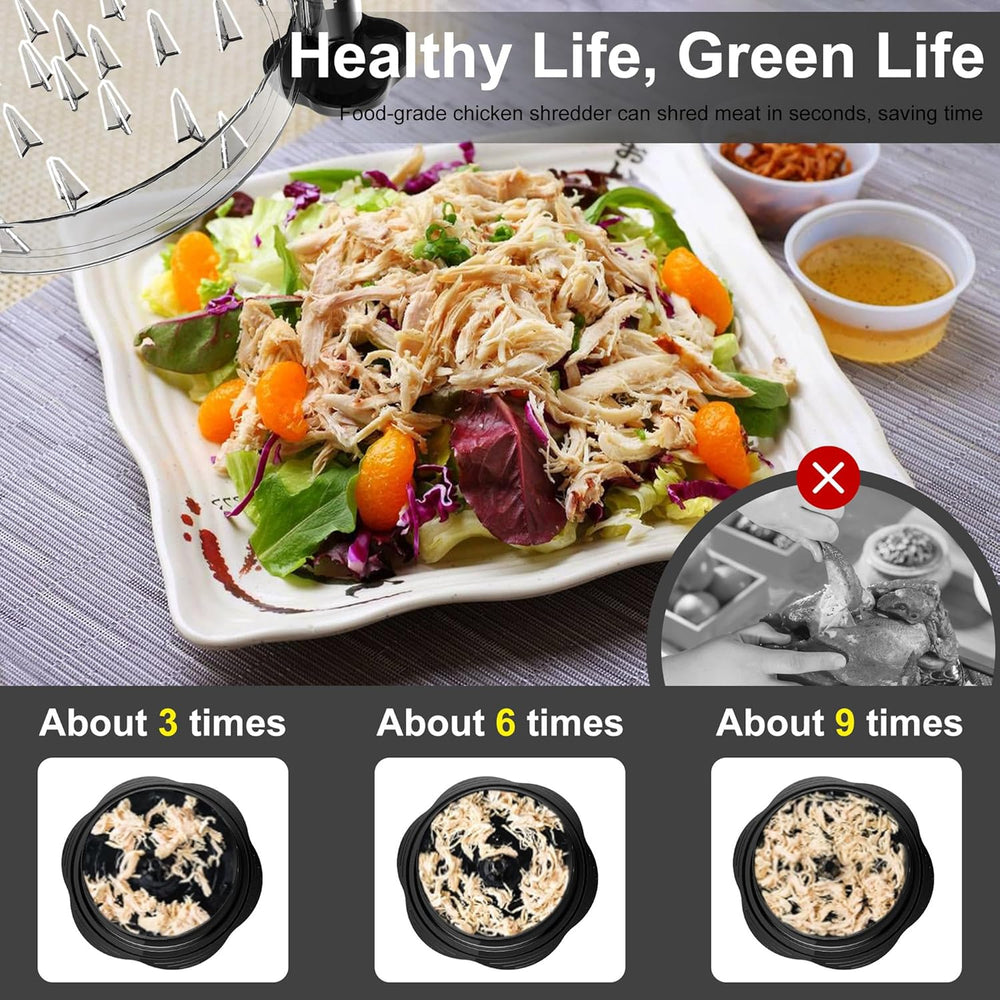Enhanced Product Title: "Ergonomic Meat Shredder - Easy Grip Pulled Pork Shredder Claws for Effortless Shredding & Serving" 

This title includes keywords that potential customers might search for, such as "pulled pork" and "easy grip," while maintaining