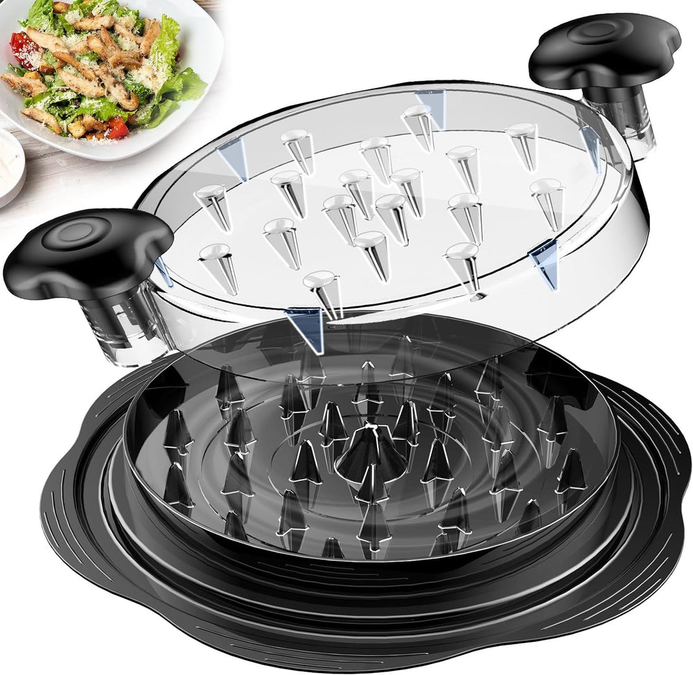 Enhanced Product Title: "Ergonomic Meat Shredder - Easy Grip Pulled Pork Shredder Claws for Effortless Shredding & Serving" 

This title includes keywords that potential customers might search for, such as "pulled pork" and "easy grip," while maintaining