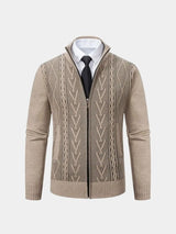 Men's longline cardigan, view 1