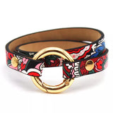 Ethnic Leather Wrap Bracelet for Women | Stylish Bohemian Jewelry Accessory