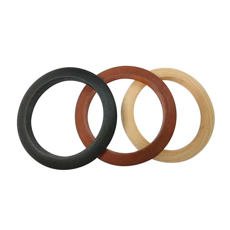 Handcrafted Ethnic Round Wooden Bangles | Unique Women's Jewelry | Bohemian Style Accessories