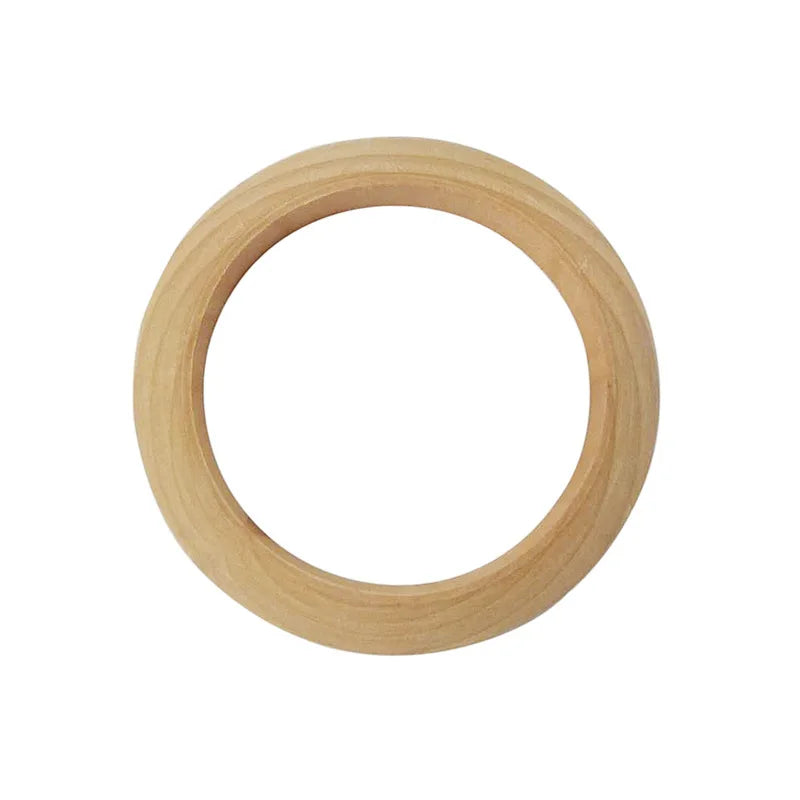 Handcrafted Ethnic Round Wooden Bangles | Unique Women's Jewelry | Bohemian Style Accessories