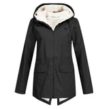 Women's hooded coat, view 3