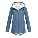 Women's hooded coat, view 4