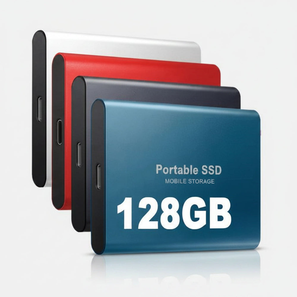 External Hard Drive Portable Ssd Plug Play USB SSD 128gb