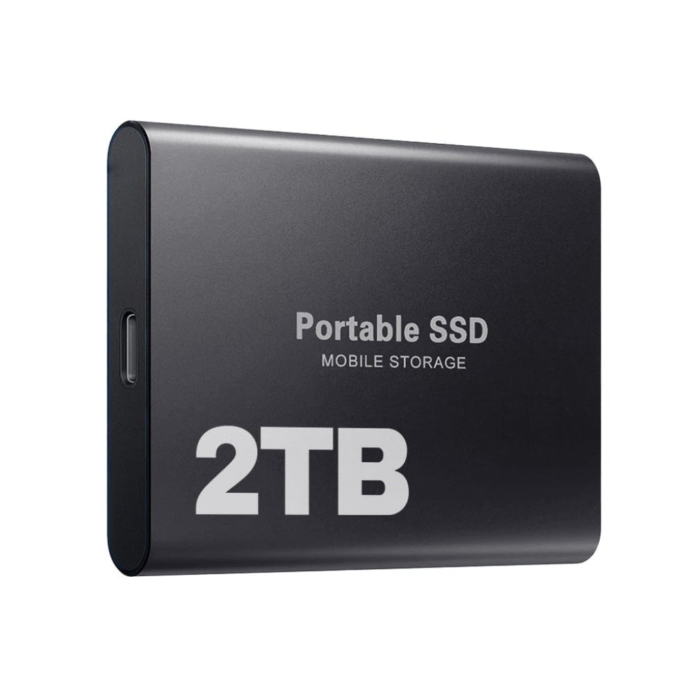 Portable SSD External Hard Drive – 2TB Capacity, USB-C Connectivity & Mobile Storage