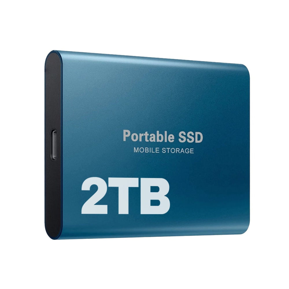 Portable SSD External Hard Drive – 2TB Capacity, USB-C Connectivity & Mobile Storage