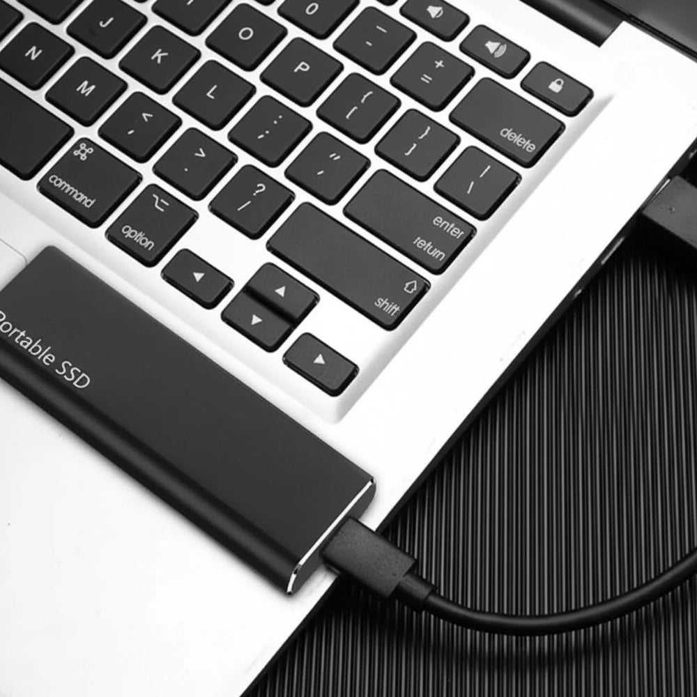 External Hard Drive Portable SSD USB C Storage Device Compact Design