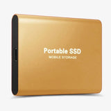 Ultra-Lightweight Aluminum Portable Solid State Drive (SSD) - High-Speed Storage Solution