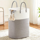 Extra Large Durable Woven Laundry Basket - Spacious & Practical Storage Solution for All Your Laundry Needs