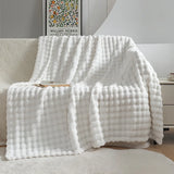 PlushBubble Extra Soft Flannel Blanket - Cozy, Warm & Lightweight Throw for Ultimate Comfort